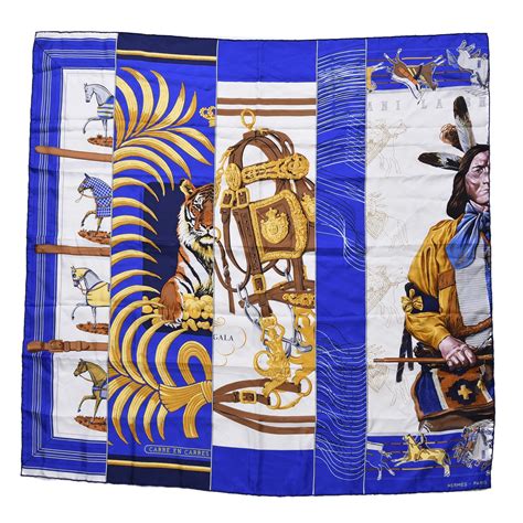 hermes carre en carre scarf|Hermes scarf artwork.